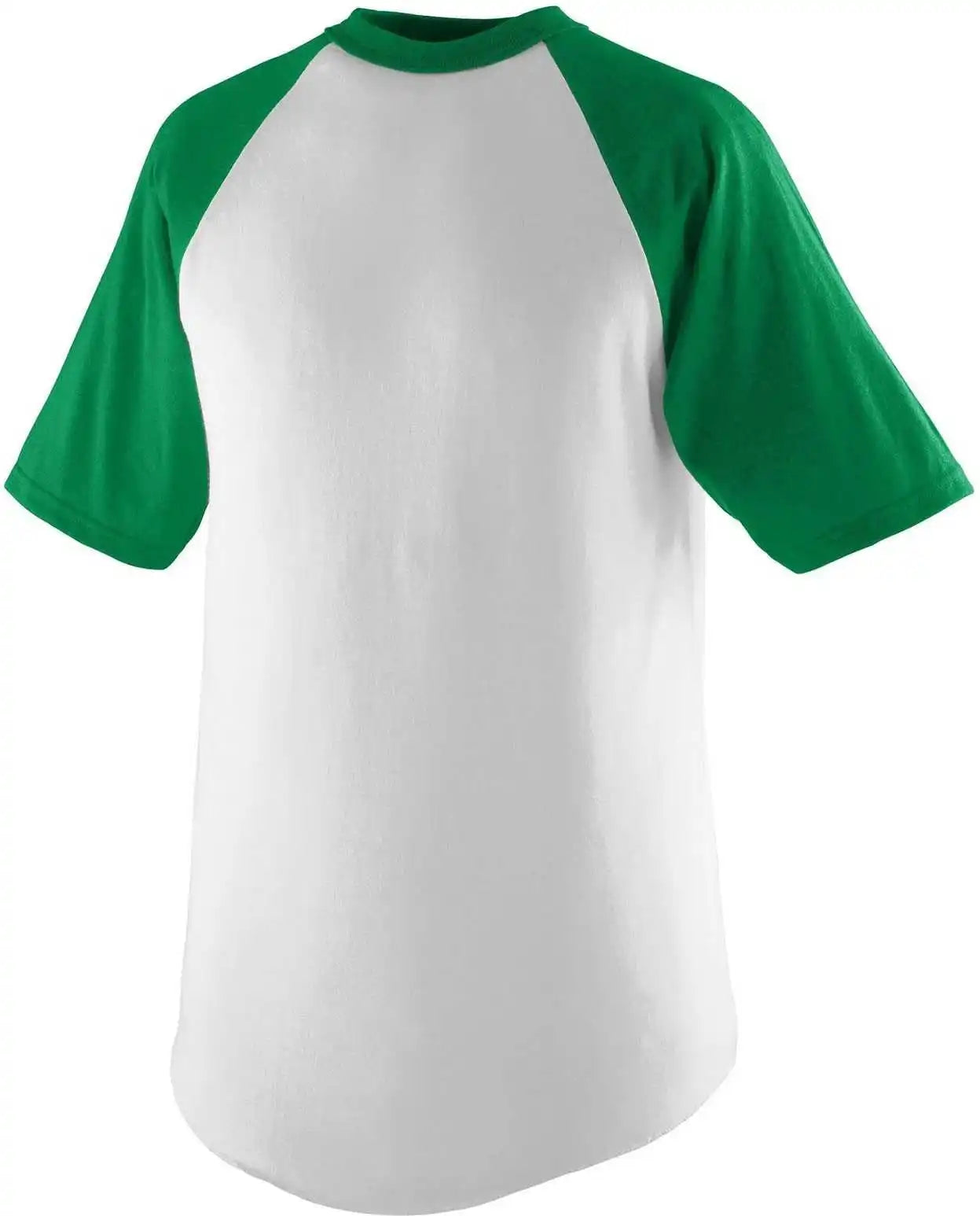 Augusta 423 Short Sleeve Baseball Jersey White Kelly