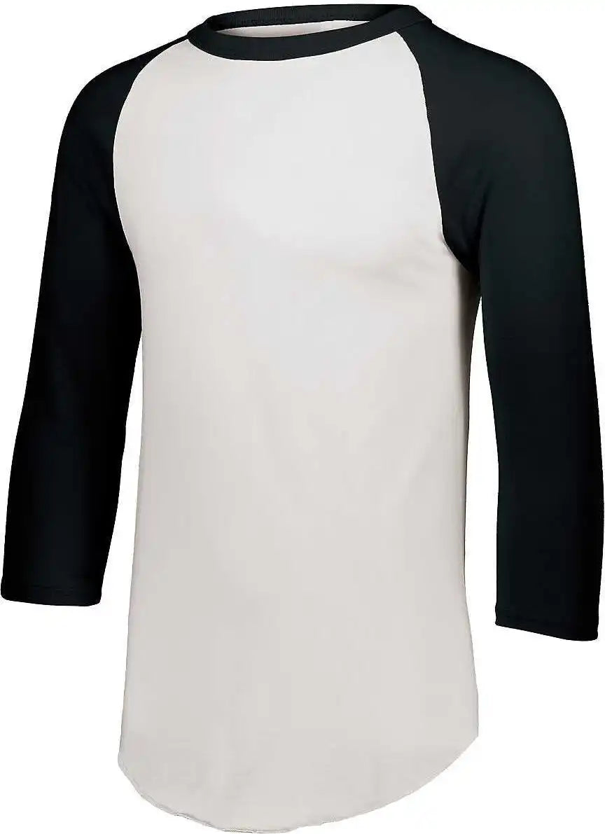 Augusta 4421 Youth Baseball Jersey 2.0 White Black