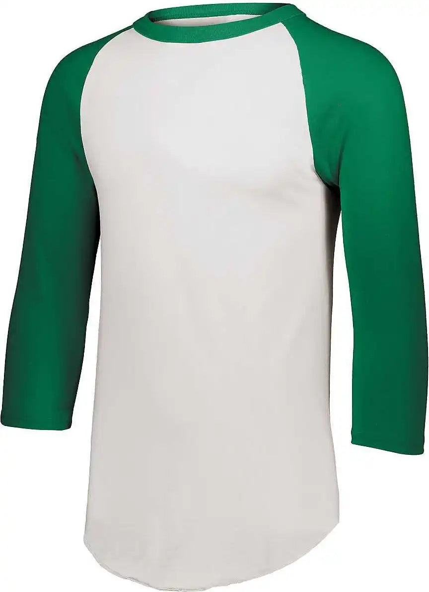 Augusta 4421 Youth Baseball Jersey 2.0 - White Kelly