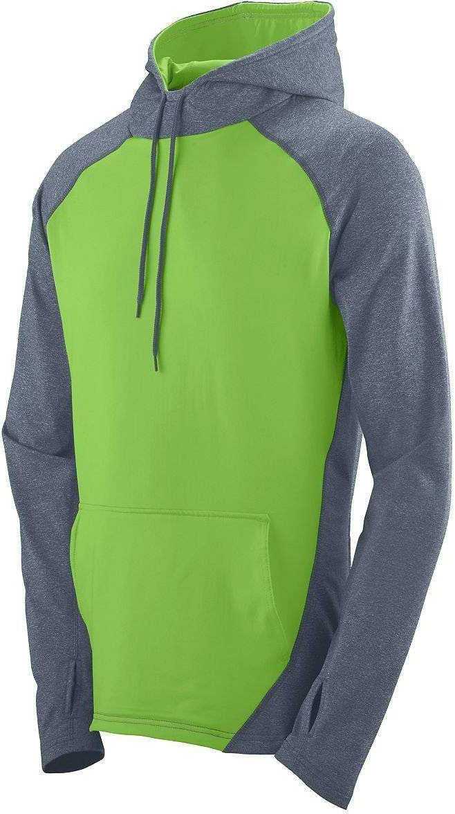 Augusta 4762 Zeal Hoody - Graphite Heather Lime