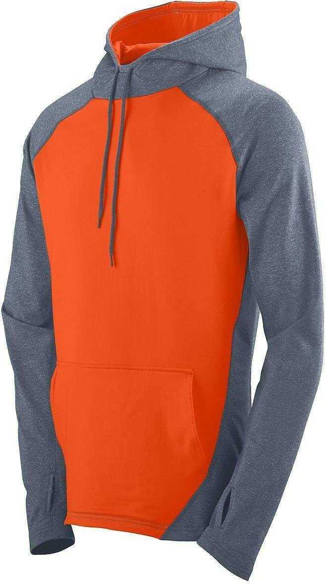 Augusta 4762 Zeal Hoody - Graphite Heather Orange