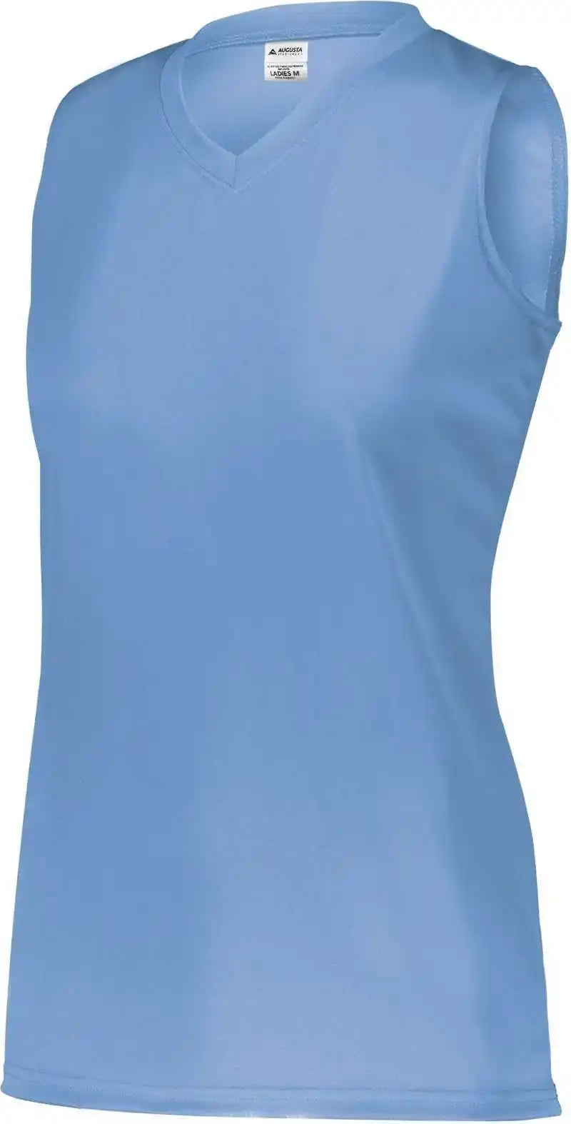 Augusta 4794 Ladies Attain Wicking Sleeveless Jersey Columbia Blue