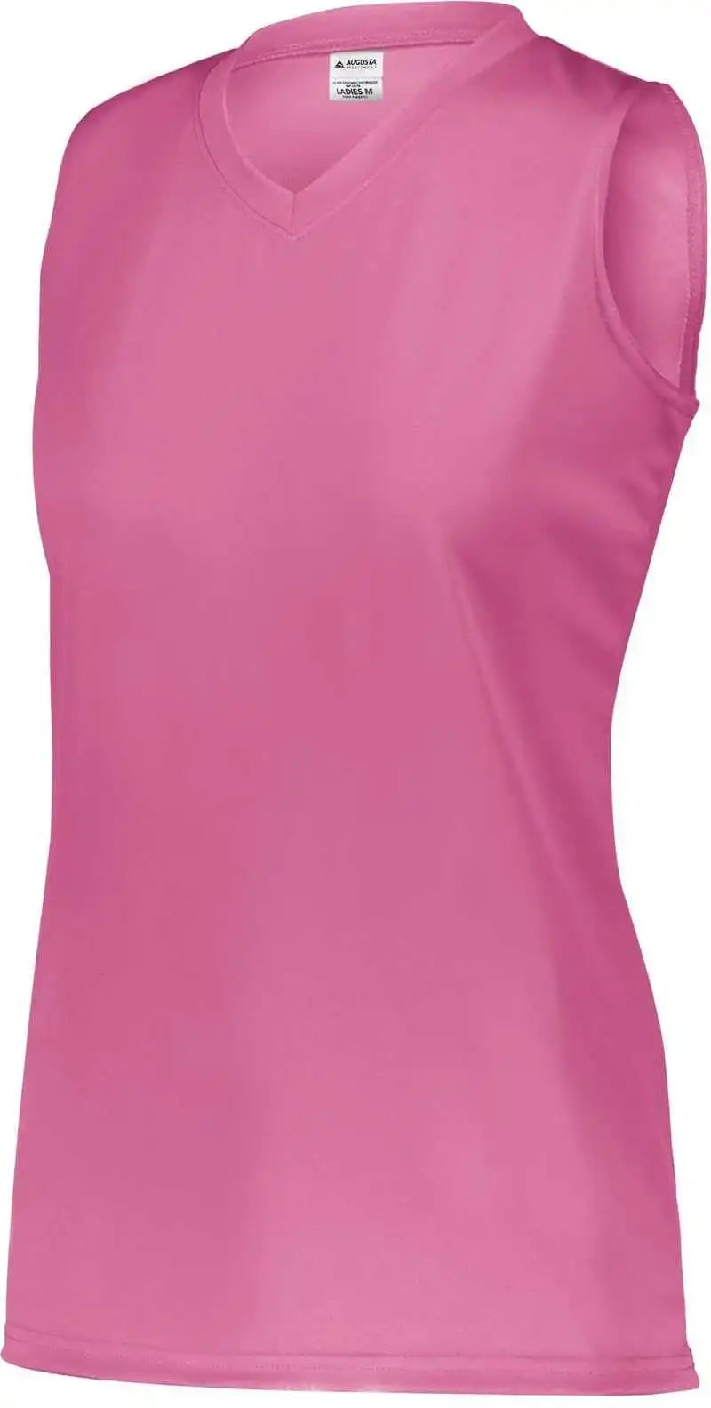 Augusta 4794 Ladies Attain Wicking Sleeveless Jersey - Electric Pink