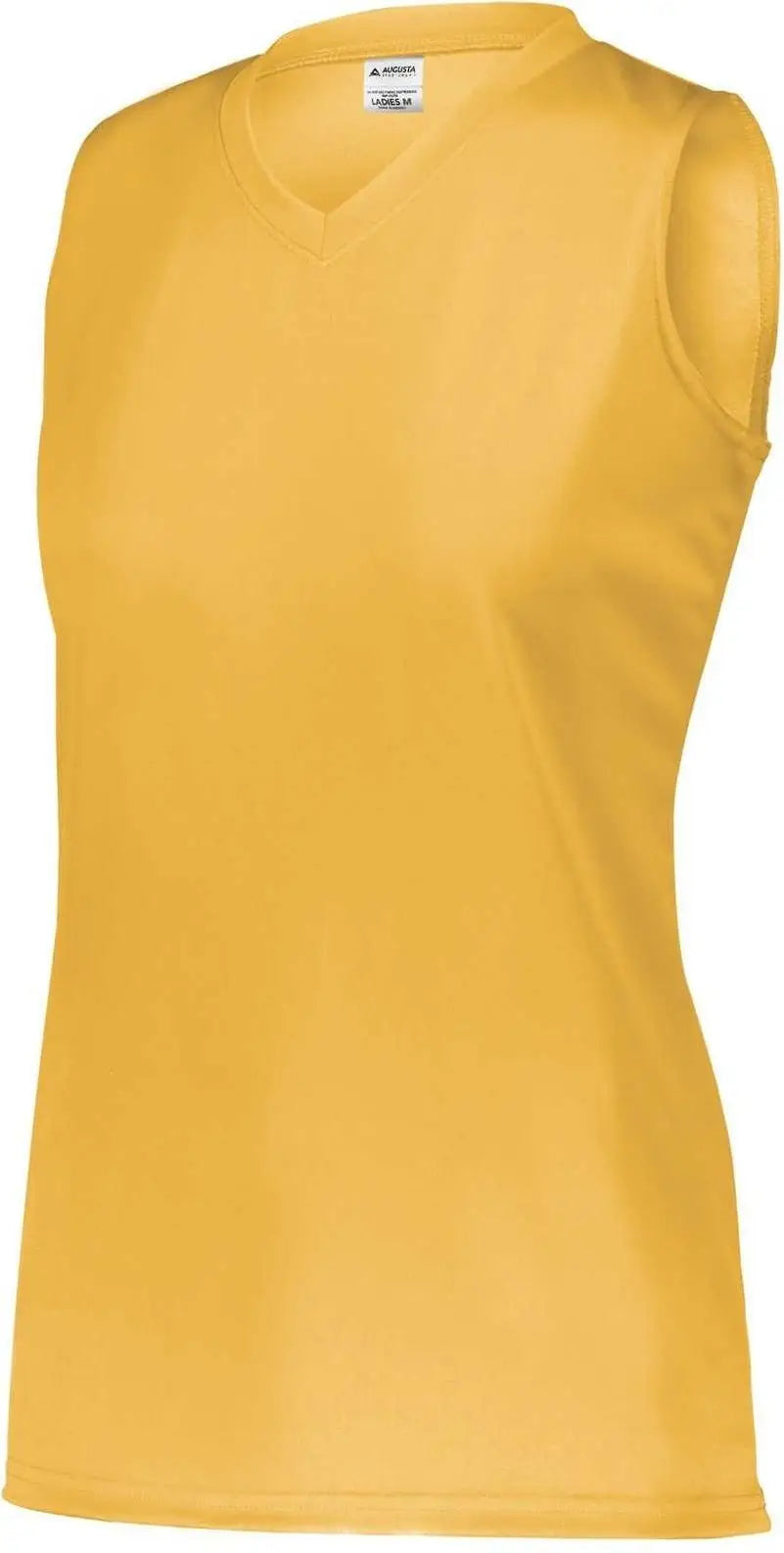 Augusta 4794 Ladies Attain Wicking Sleeveless Jersey - Gold