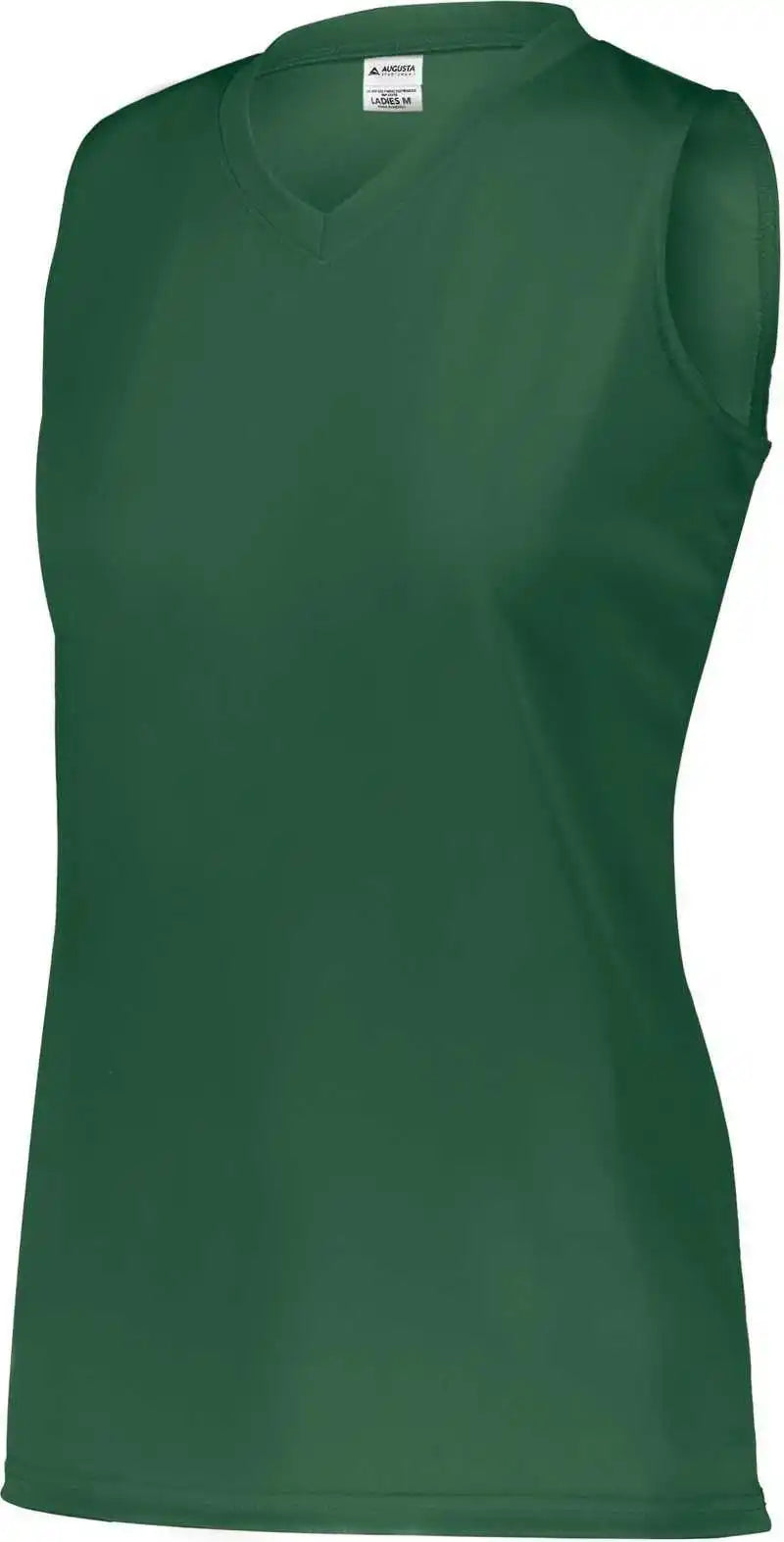 Augusta 4795 Girls Attain Wicking Sleeveless Jersey - Dark Green