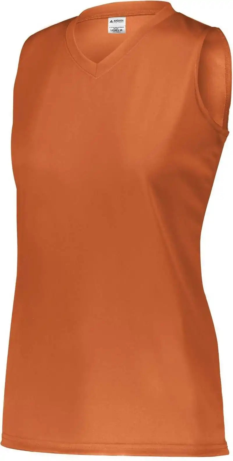 Augusta 4795 Girls Attain Wicking Sleeveless Jersey - Orange