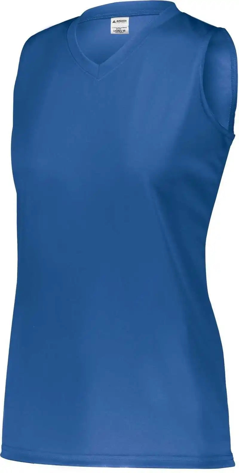 Augusta 4795 Girls Attain Wicking Sleeveless Jersey - Royal