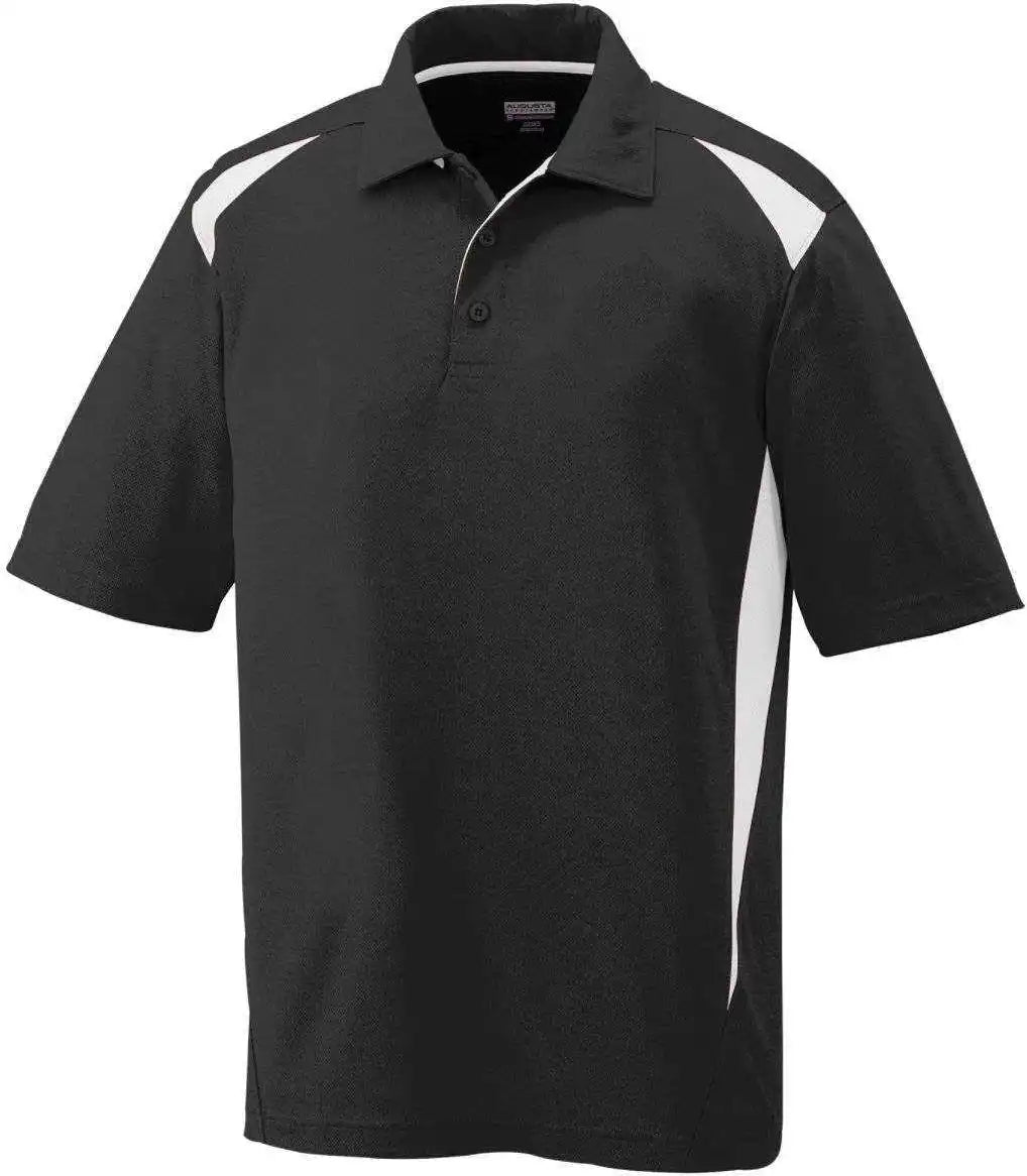 Augusta 5012 Premier Sport Shirt - Black White