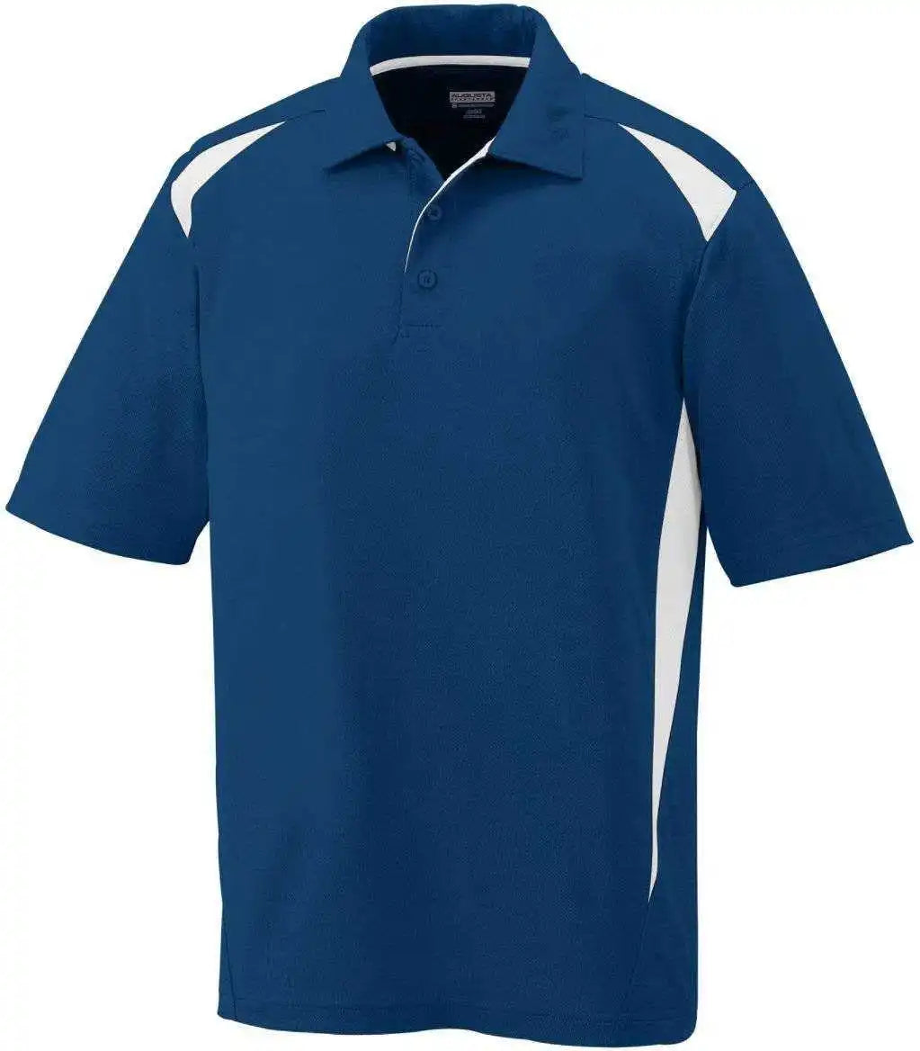 Augusta 5012 Premier Sport Shirt - Navy White