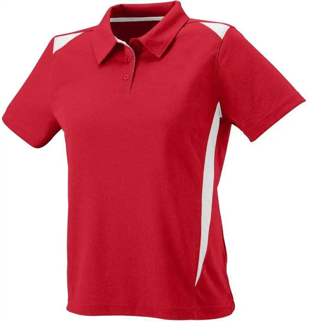Augusta 5013 Ladies Premier Sport Shirt - Red White