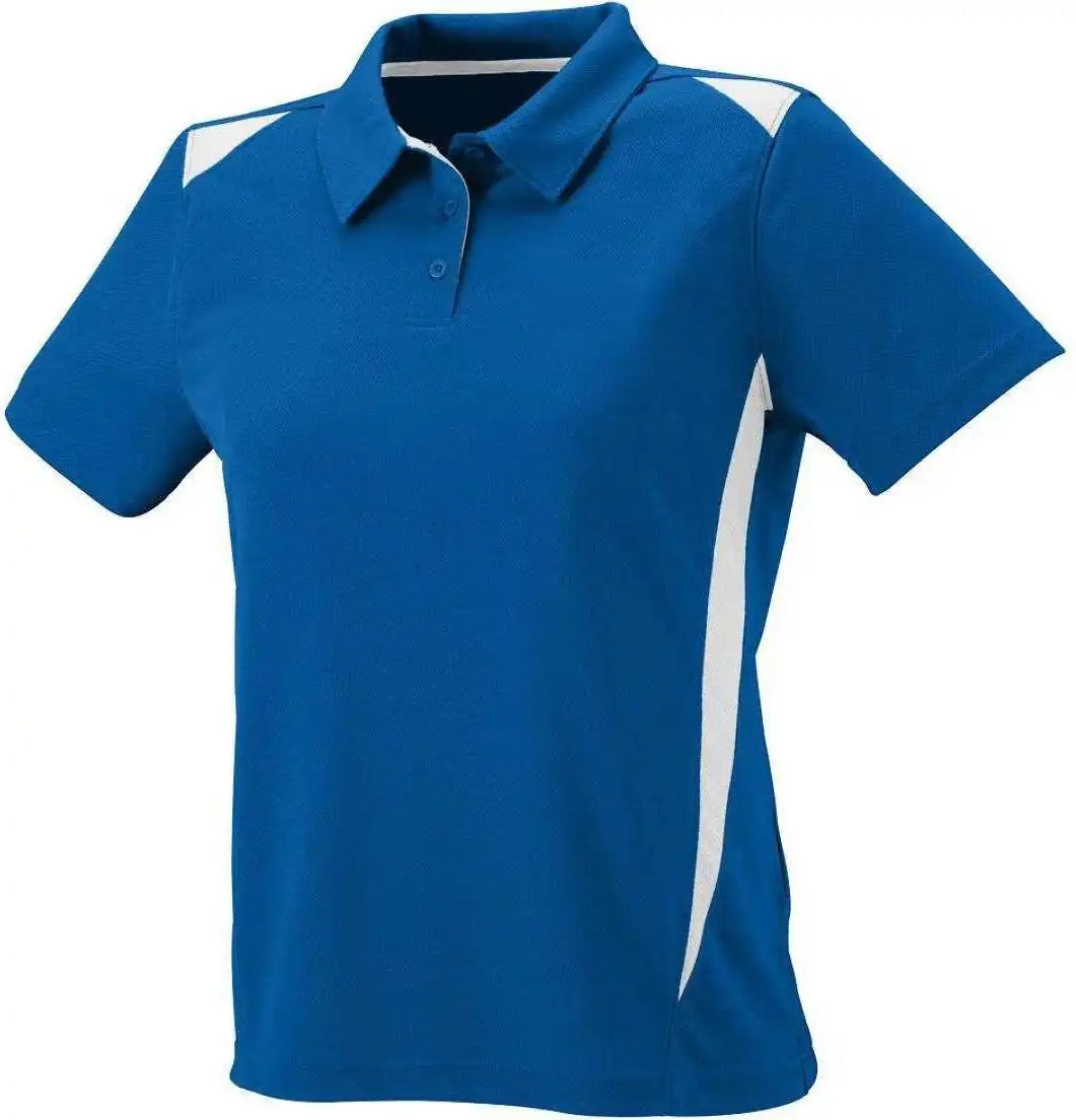Augusta 5013 Ladies Premier Sport Shirt - Royal White