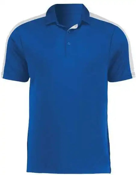 Augusta 5028 Two Tone Vital Polo Royal White