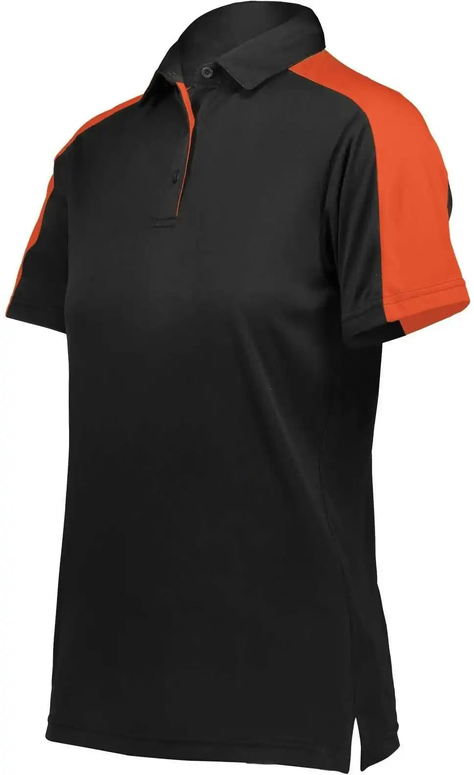 Augusta 5029 Women’s Two Tone Vital Polo Black Orange