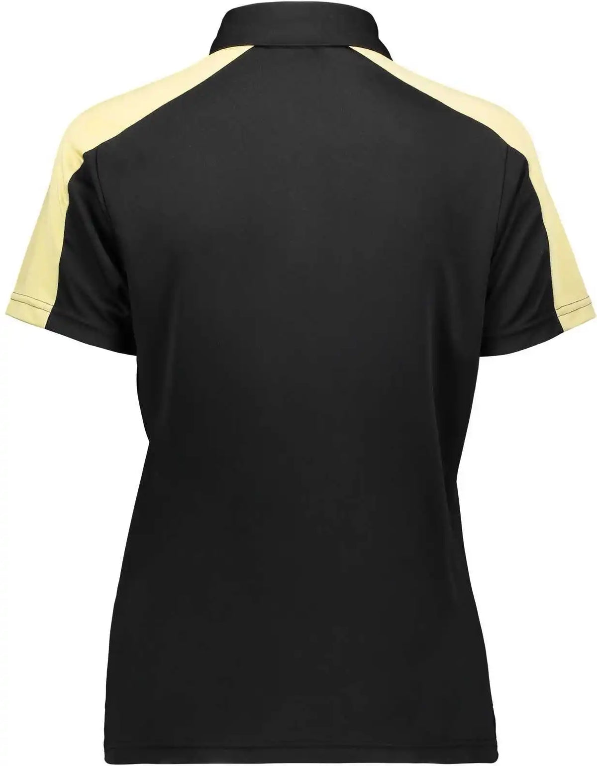 Augusta 5029 Women’s Two-tone Vital Polo - Black Vegas Gold
