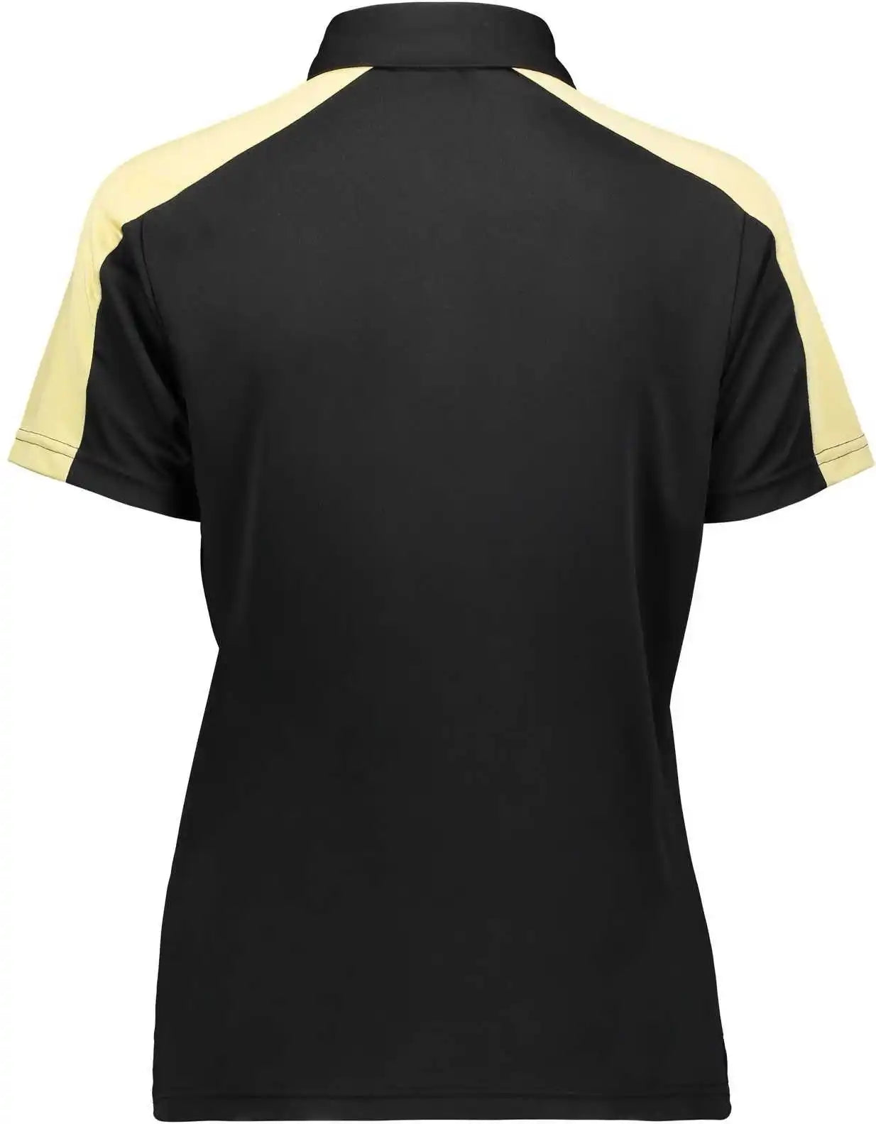 Augusta 5029 Women’s Two-tone Vital Polo - Black Vegas Gold