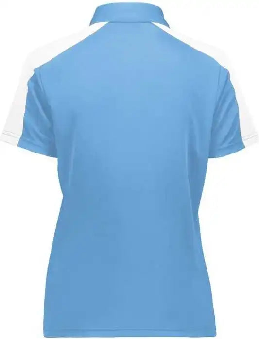 Augusta 5029 Women’s Two-tone Vital Polo - Columbia Blue White