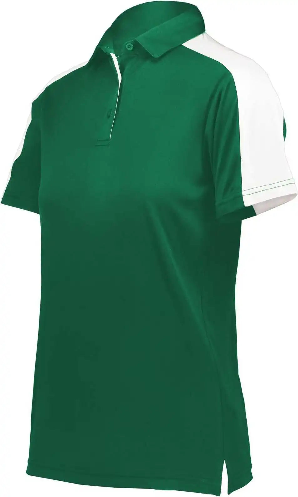 Augusta 5029 Women’s Two-tone Vital Polo - Dark Green White