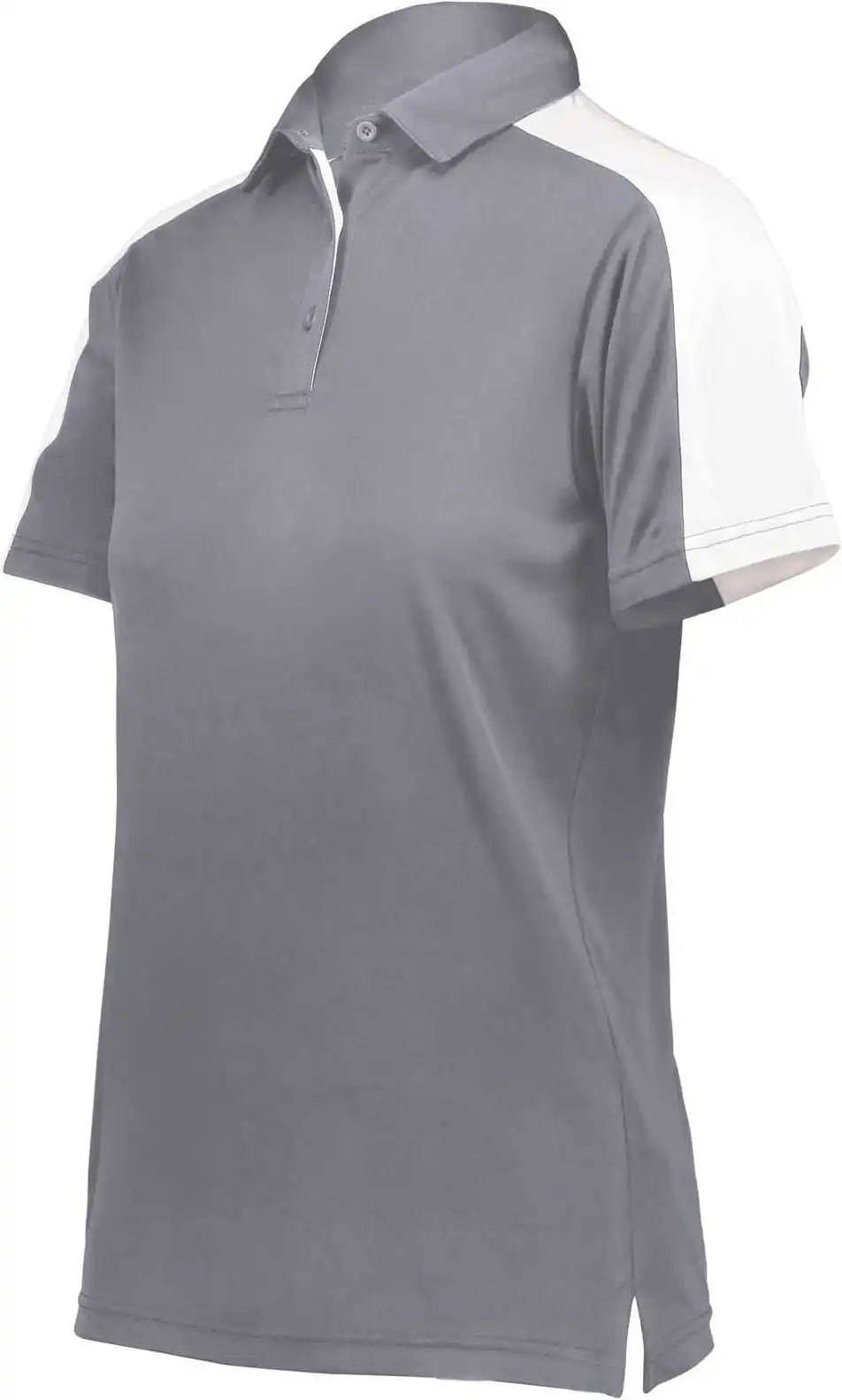 Augusta 5029 Women’s Two Tone Vital Polo Graphite White