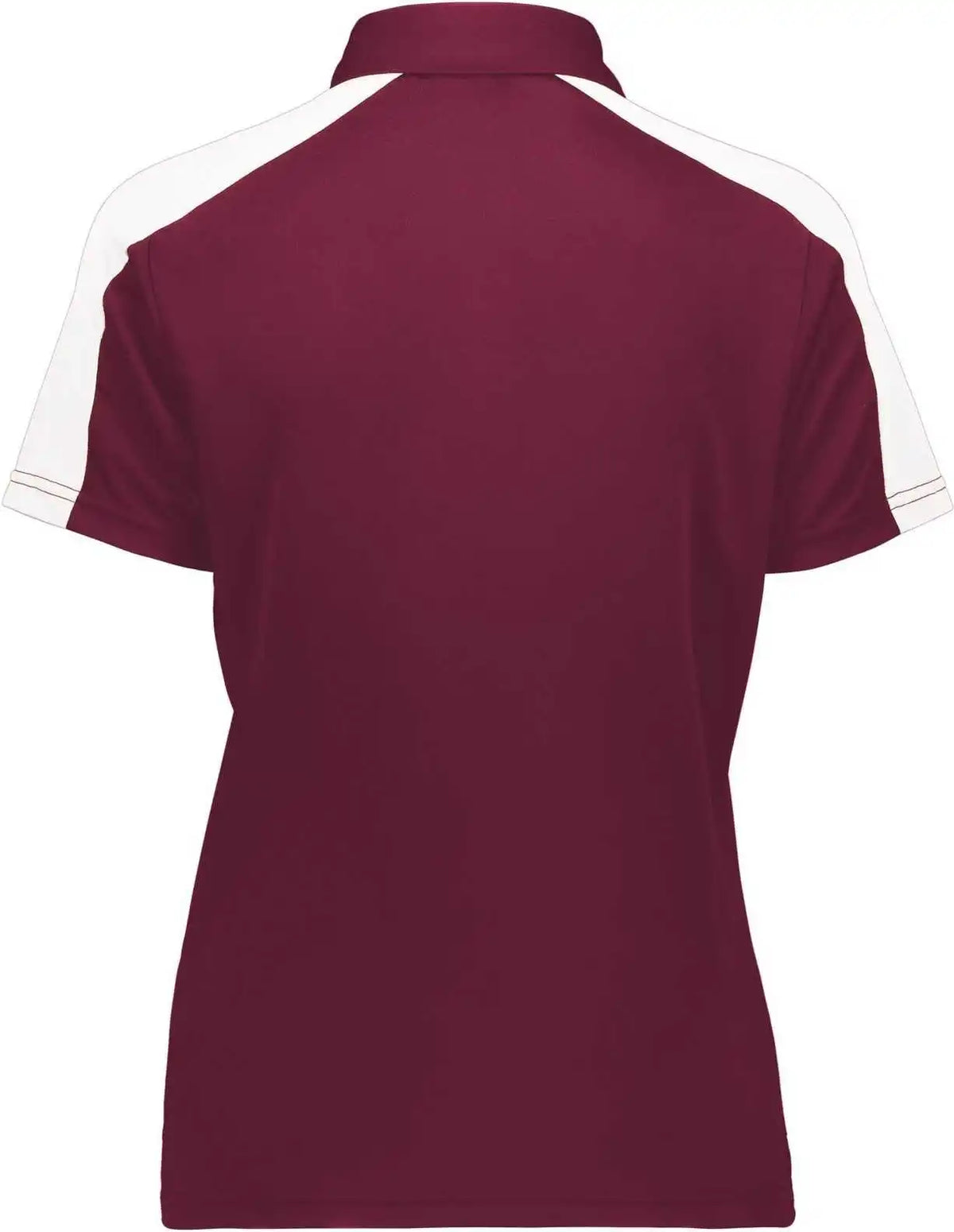 Augusta 5029 Women’s Two-tone Vital Polo - Maroon White