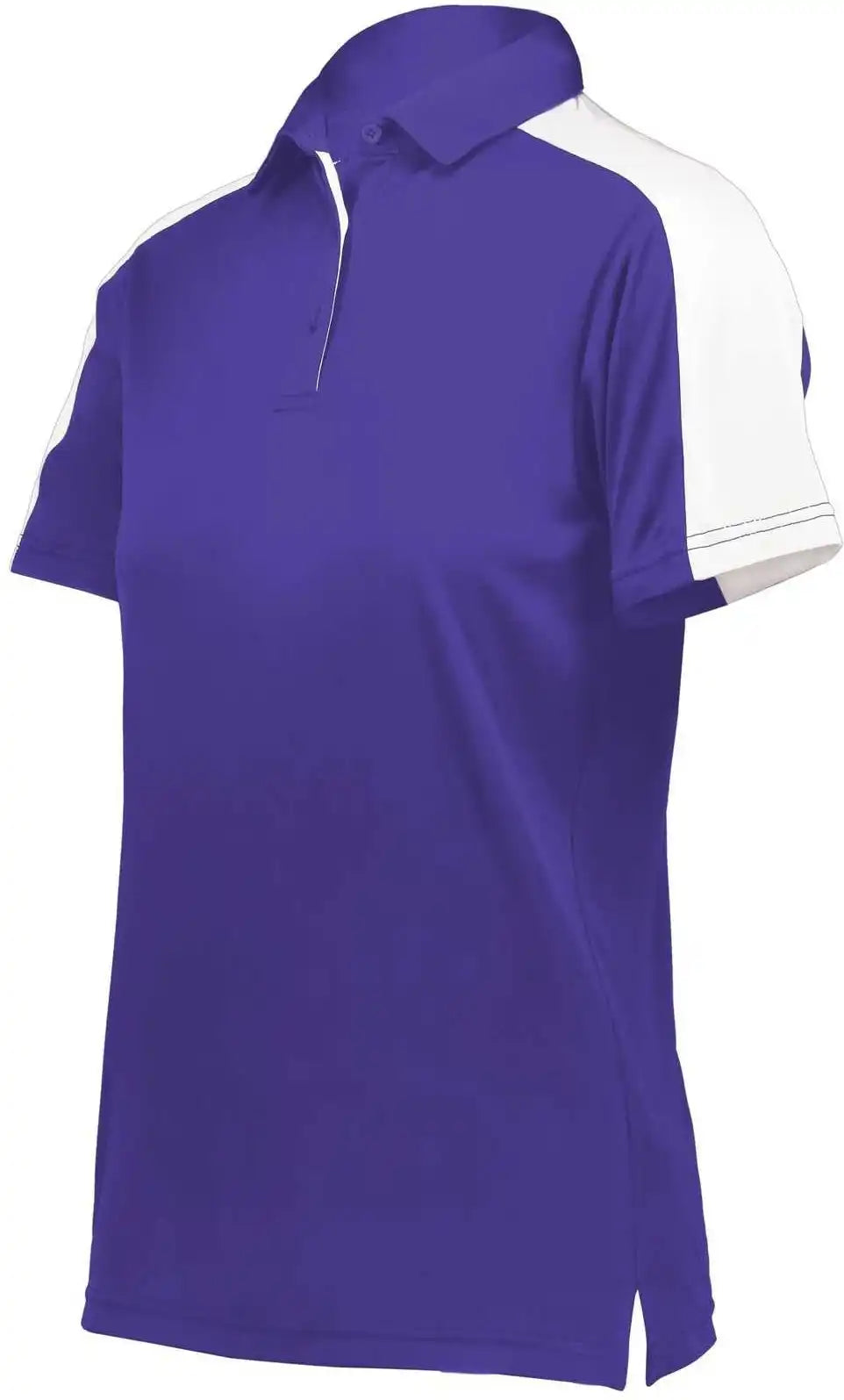 Augusta 5029 Women’s Two Tone Vital Polo Purple White