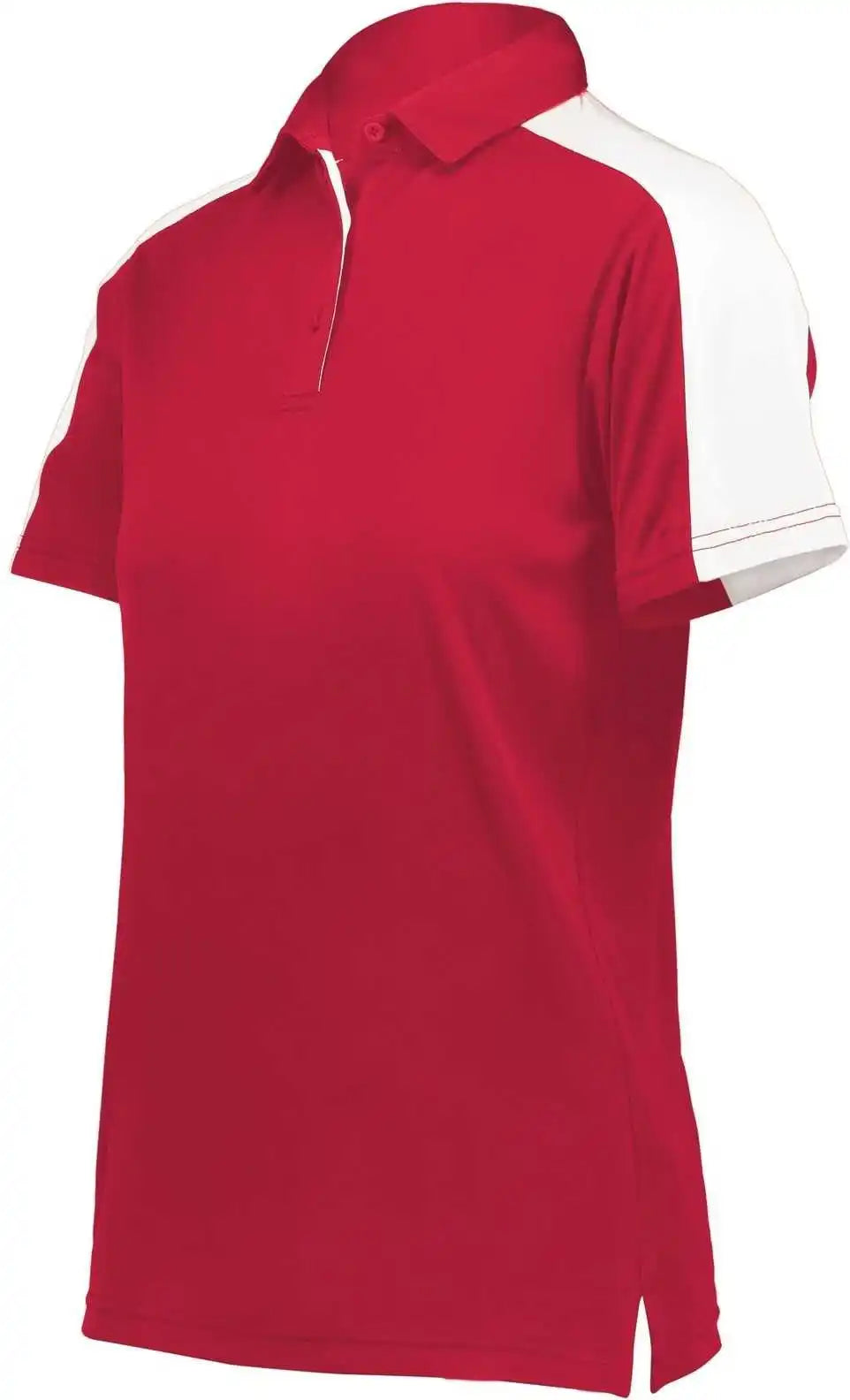Augusta 5029 Women’s Two Tone Vital Polo Scarlet White
