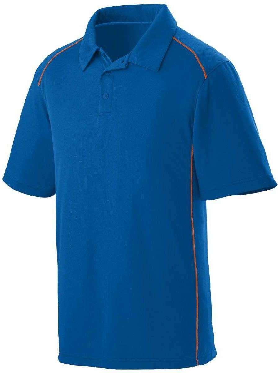 Augusta 5091 Winning Streak Sport Shirt - Royal Orange