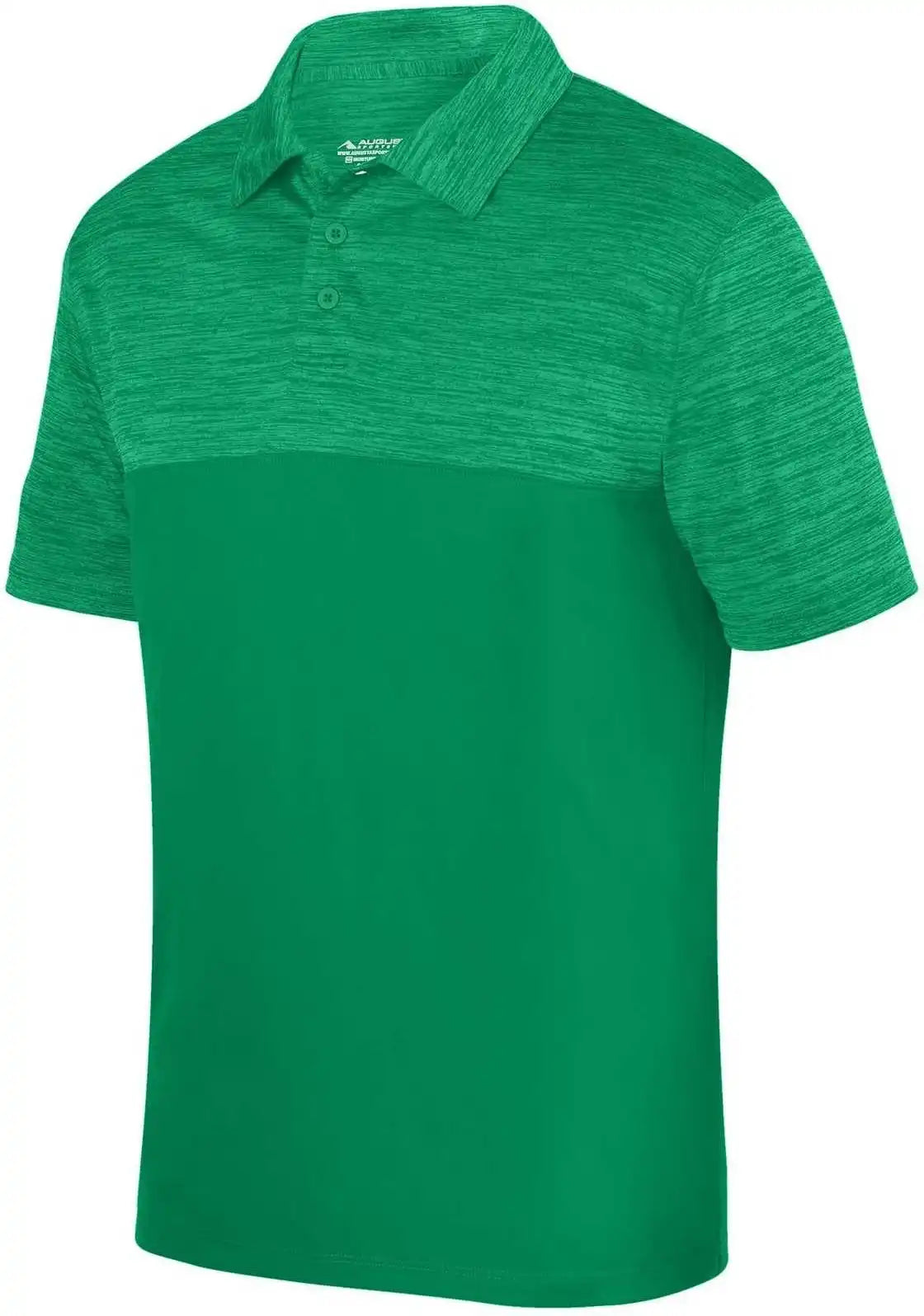 Augusta 5412 Shadow Tonal Heather Sport Shirt Kelly