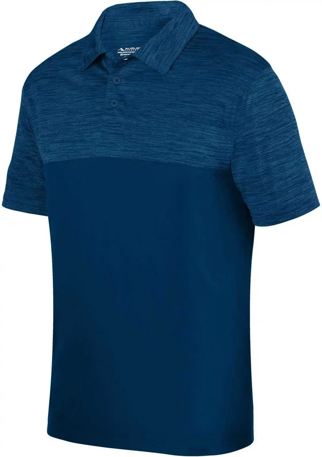 Augusta 5412 Shadow Tonal Heather Sport Shirt Navy