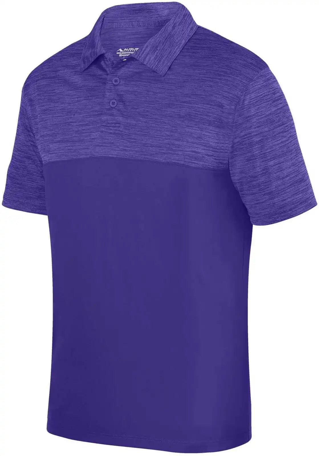 Augusta 5412 Shadow Tonal Heather Sport Shirt Purple
