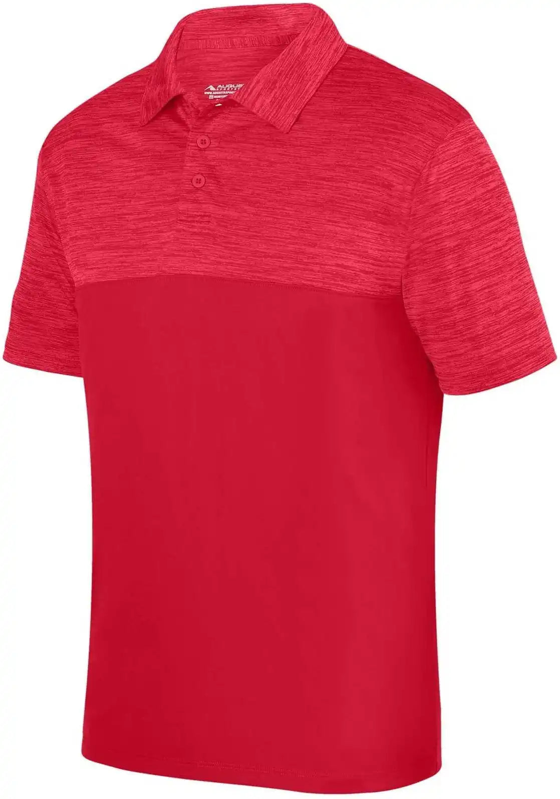 Augusta 5412 Shadow Tonal Heather Sport Shirt - Red