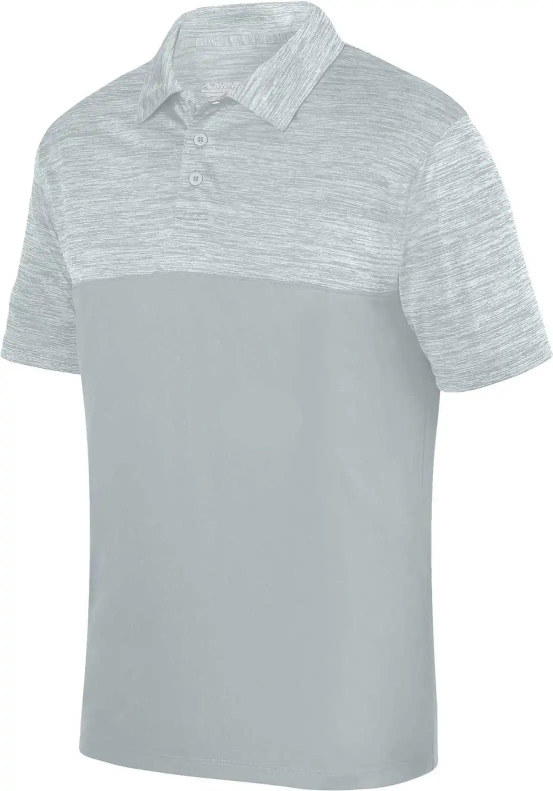 Augusta 5412 Shadow Tonal Heather Sport Shirt Silver