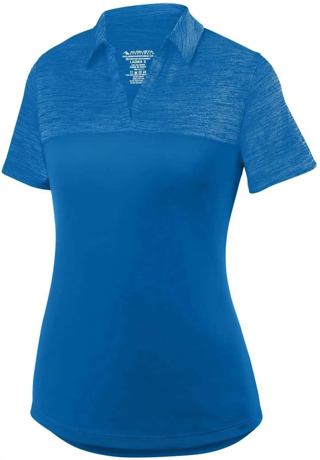 Augusta 5413 Ladies Shadow Tonal Heather Sport Shirt Royal