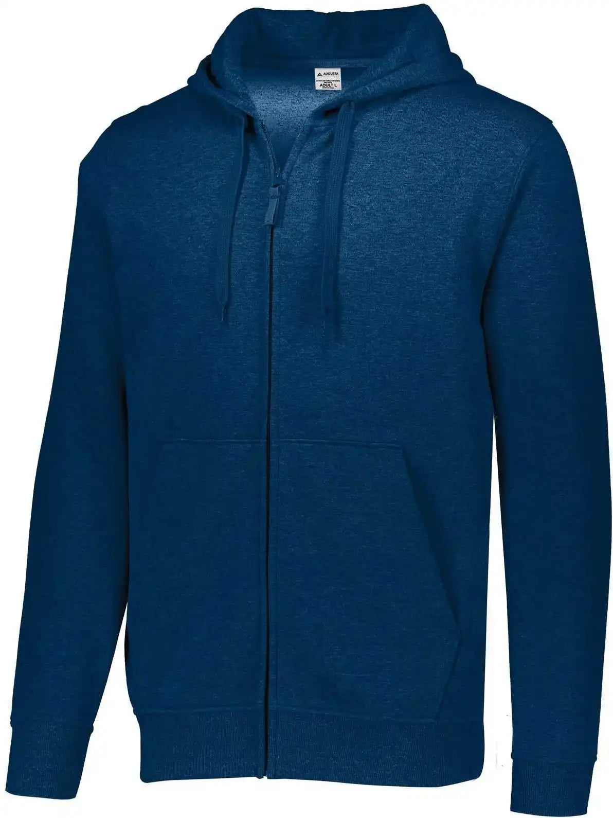 Augusta 5418 60/40 Fleece Full Zip Hoodie - Navy