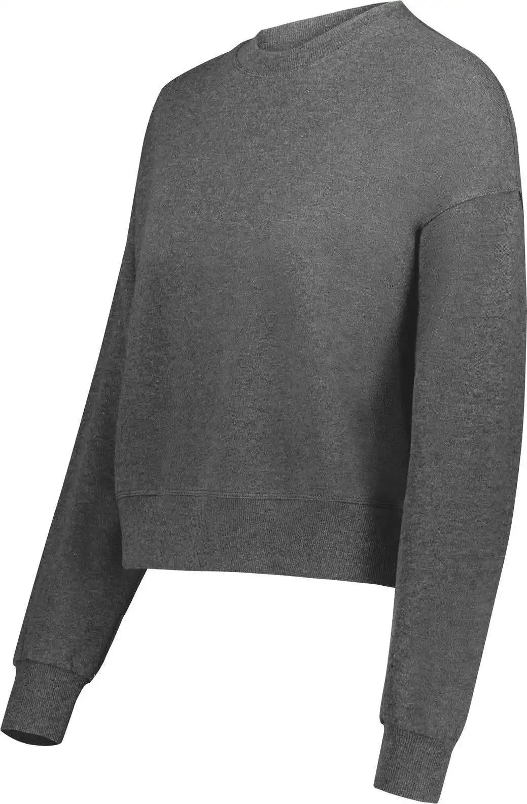 Augusta 5424 Ladies Slouchy Crew Carbon Heather