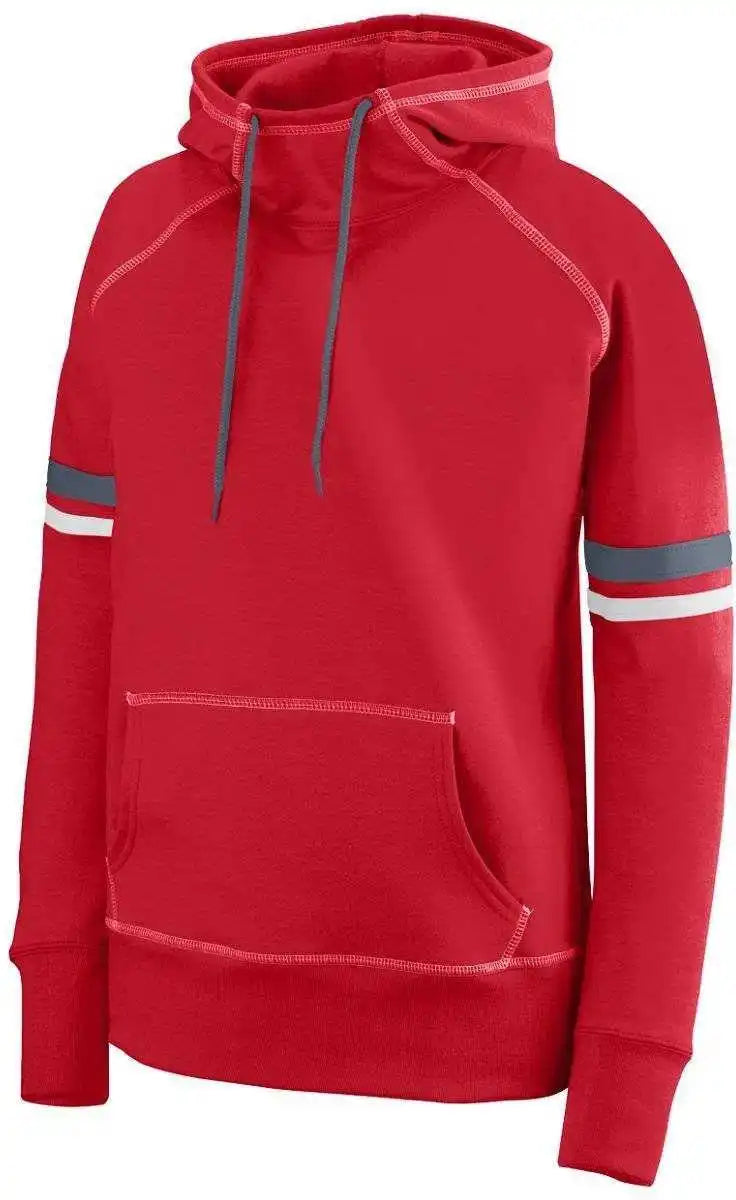 Augusta 5440 Ladies Spry Hoody - Red White Graphite