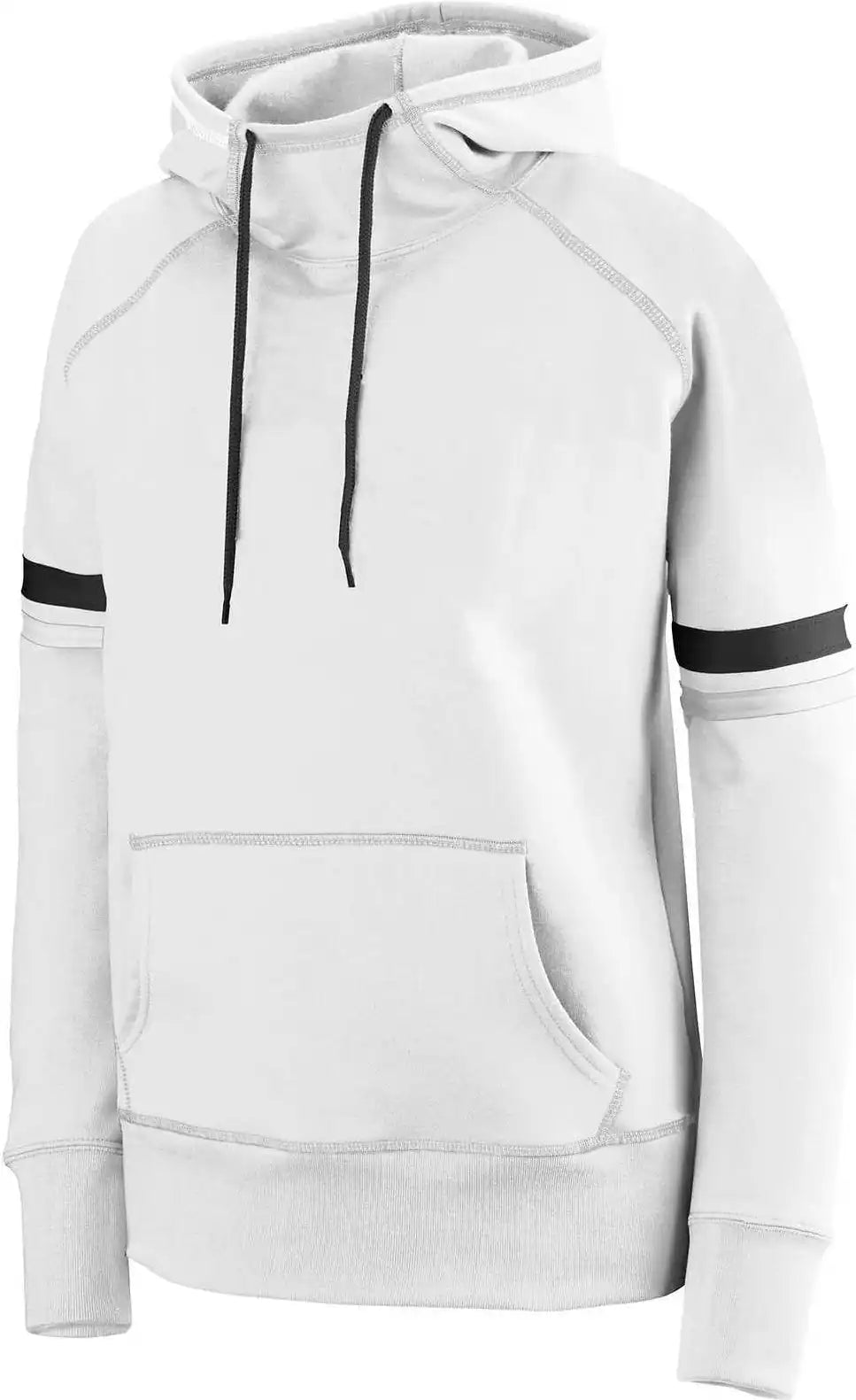 Augusta 5440 Ladies Spry Hoody - White Black Graphite