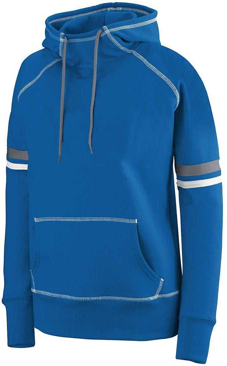 Augusta 5441 Girls Spry Hoody - Royal White Graphite