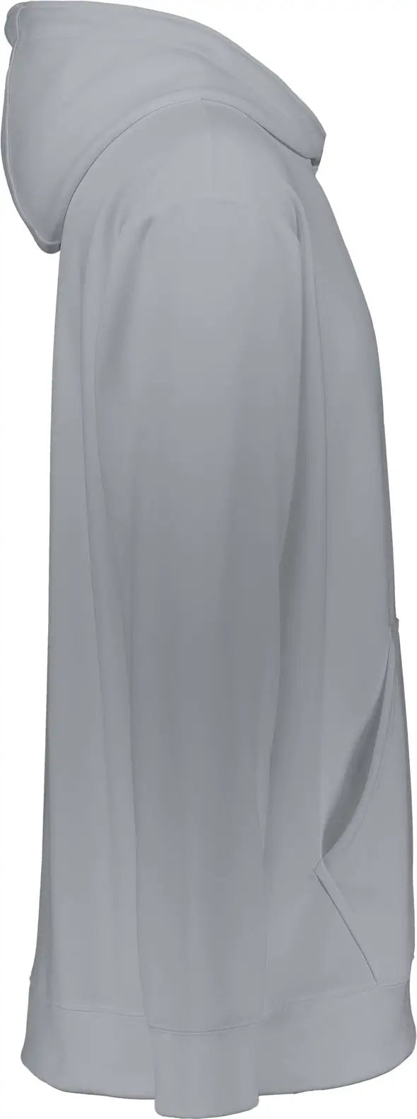 Augusta 5506 Youth Wicking Fleece Hooded Sweatshirt - Athletic Gray