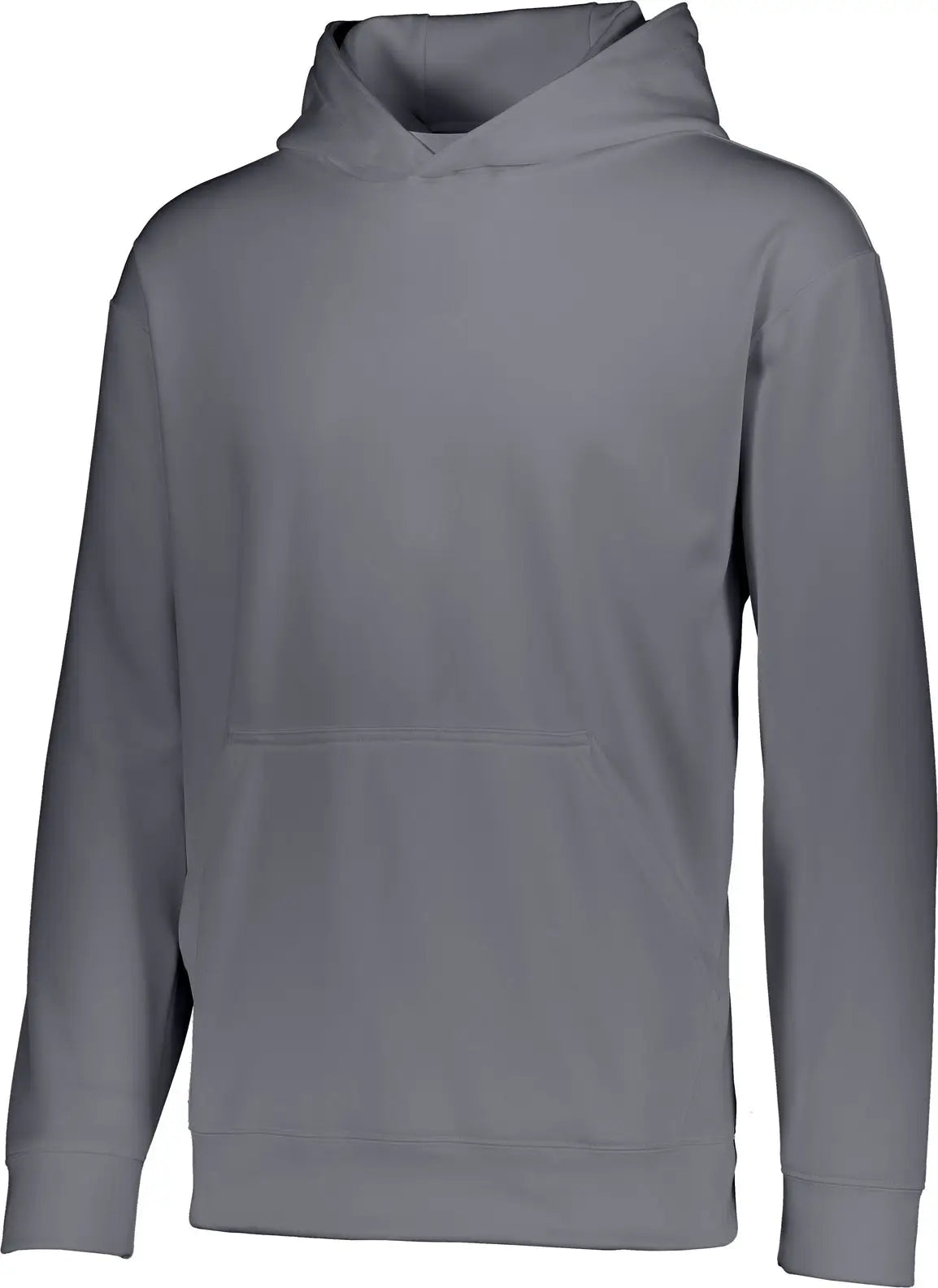 Augusta 5506 Youth Wicking Fleece Hooded Sweatshirt - Graphite