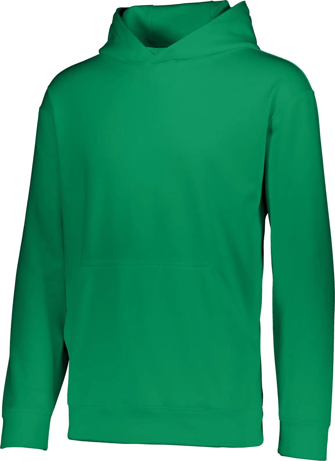 Augusta 5506 Youth Wicking Fleece Hooded Sweatshirt - Kelly