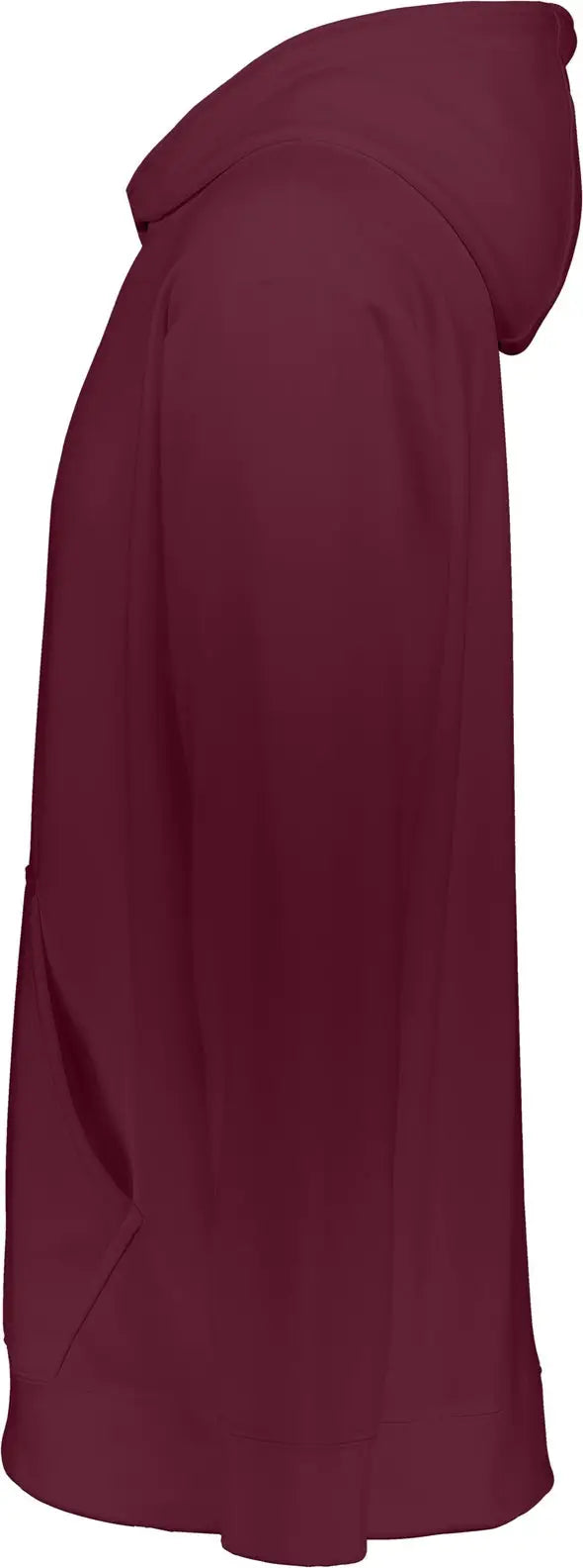 Augusta 5506 Youth Wicking Fleece Hooded Sweatshirt - Maroon