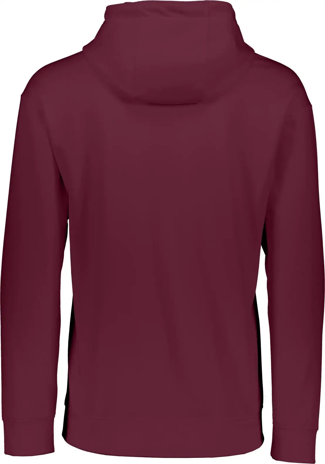 Augusta 5506 Youth Wicking Fleece Hooded Sweatshirt - Maroon