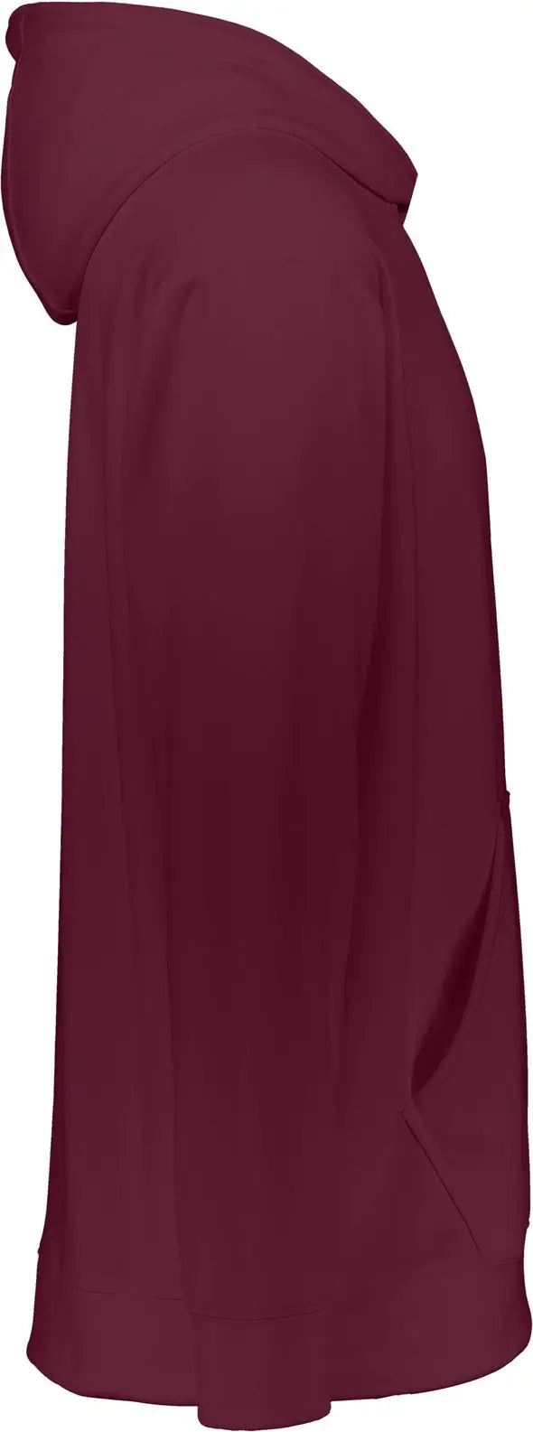 Augusta 5506 Youth Wicking Fleece Hooded Sweatshirt - Maroon