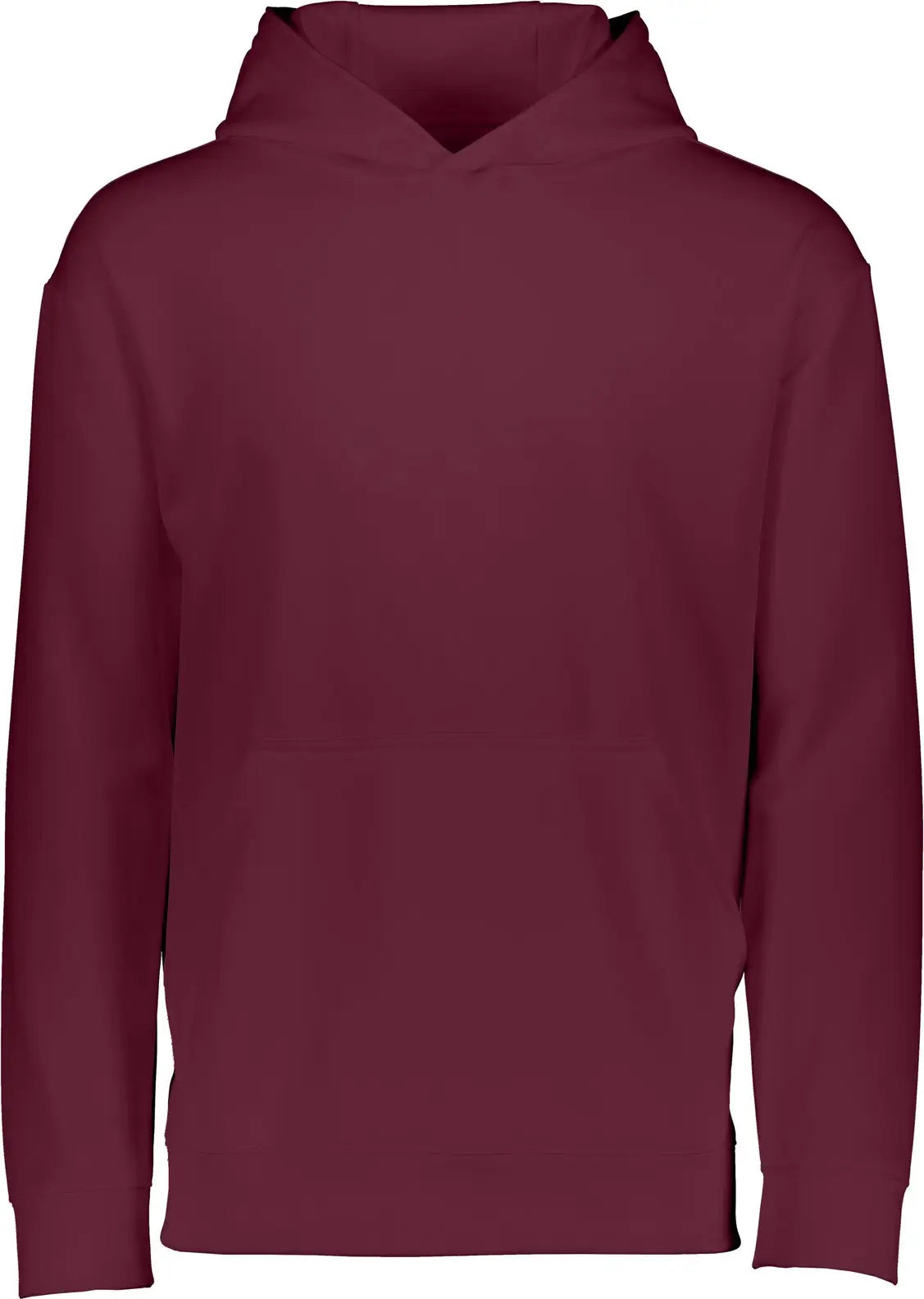 Augusta 5506 Youth Wicking Fleece Hooded Sweatshirt - Maroon