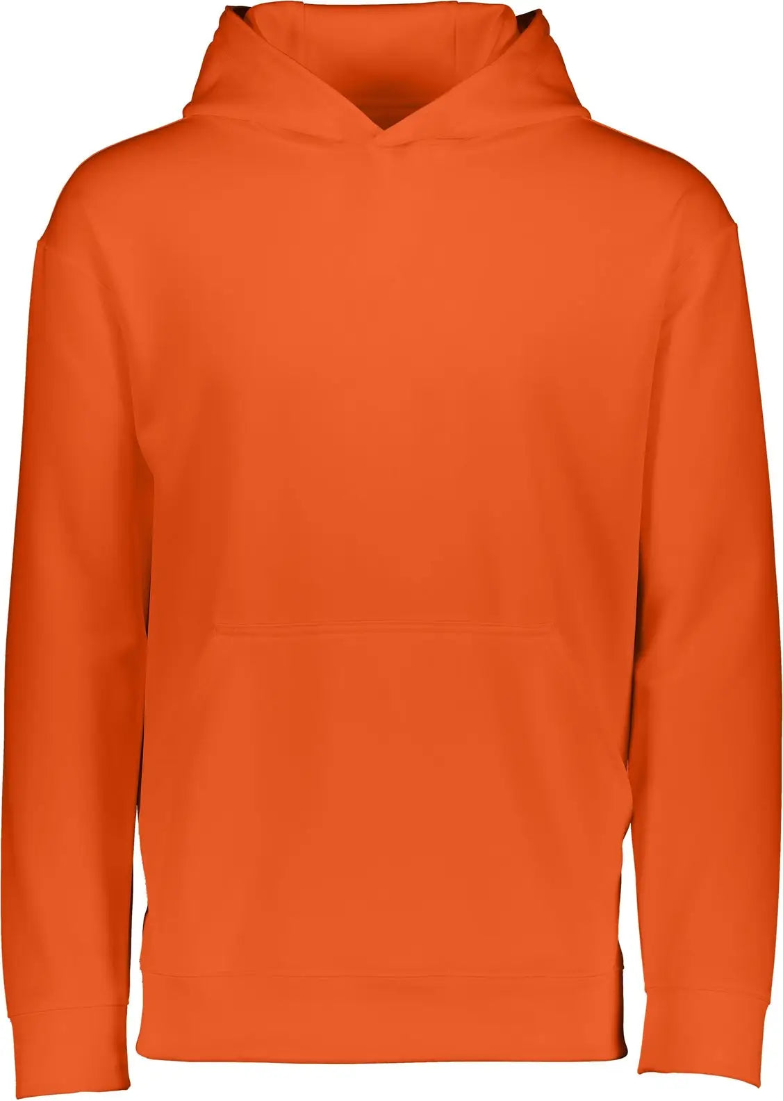Augusta 5506 Youth Wicking Fleece Hooded Sweatshirt - Orange