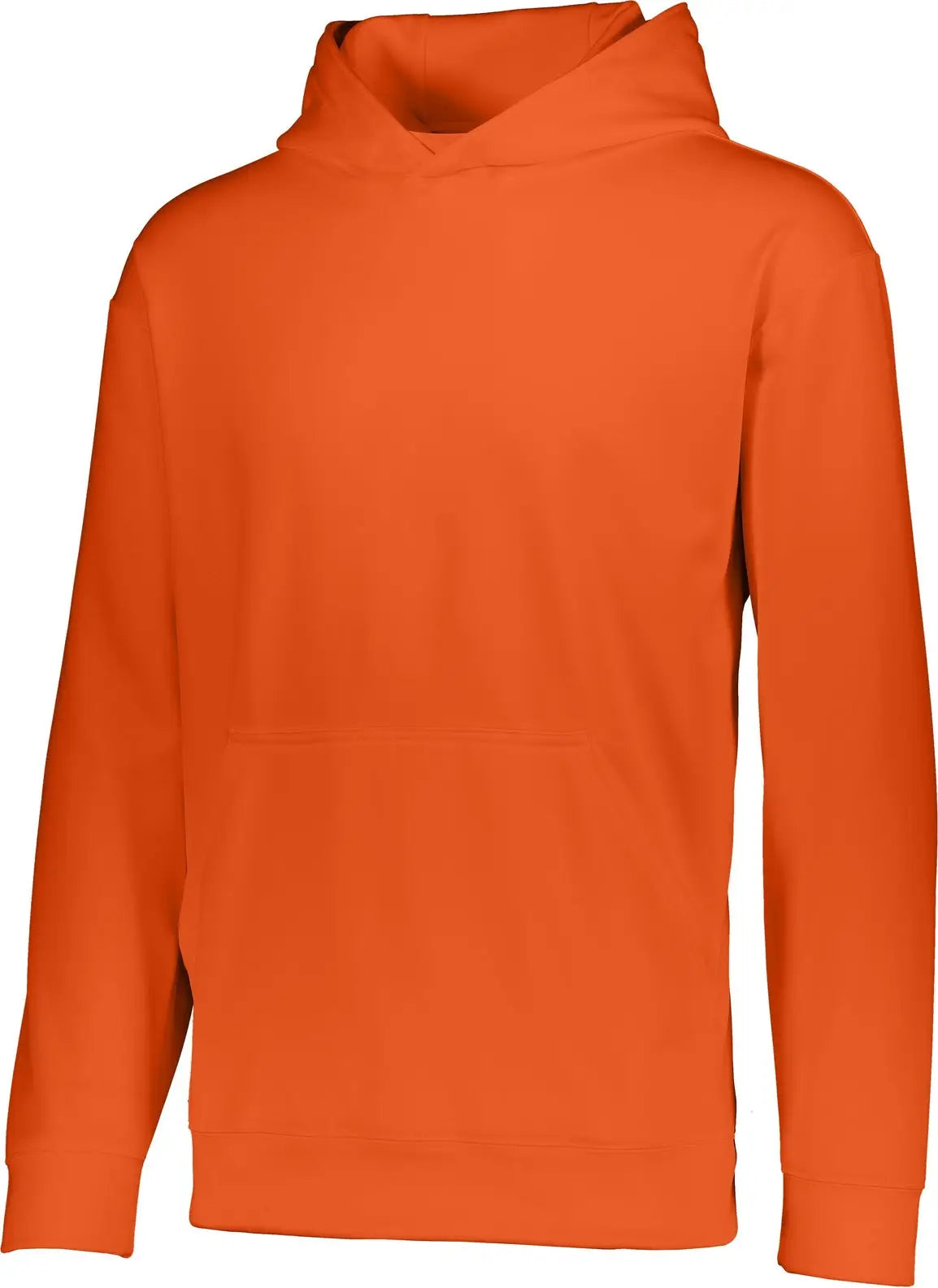 Augusta 5506 Youth Wicking Fleece Hooded Sweatshirt - Orange - s