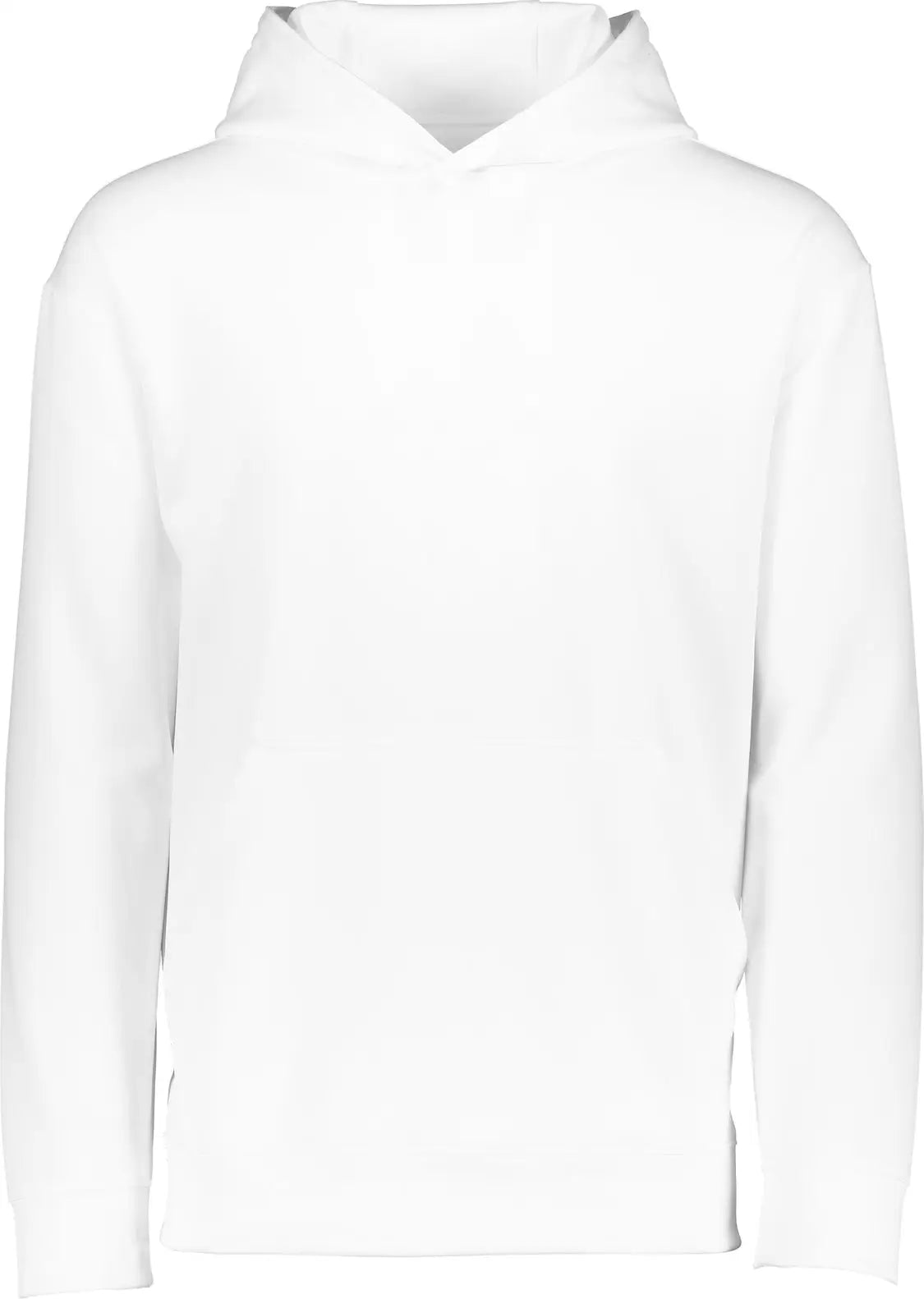 Augusta 5506 Youth Wicking Fleece Hooded Sweatshirt - White