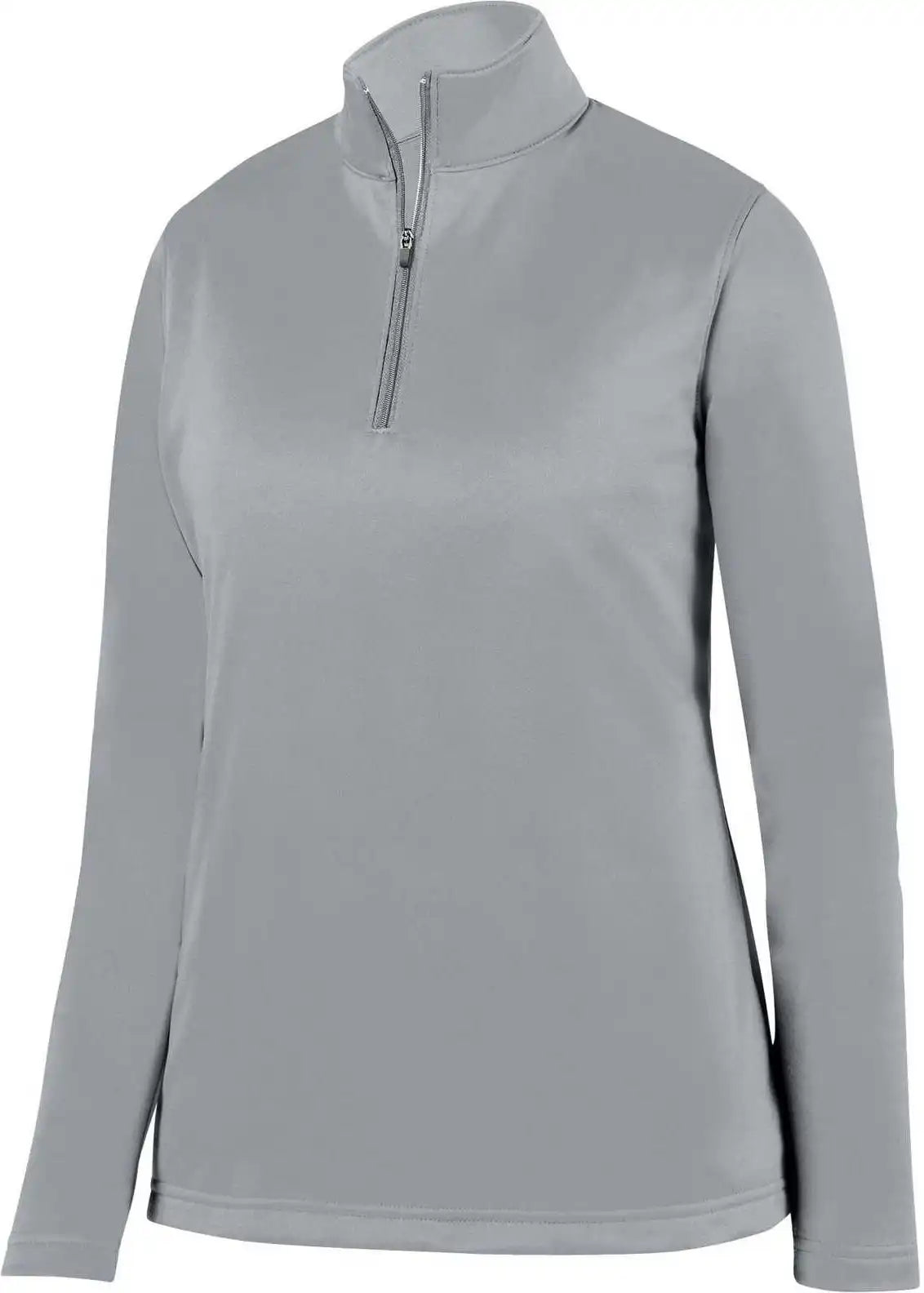 Augusta 5509 Ladies Wicking Fleece Pullover Athletic Gray