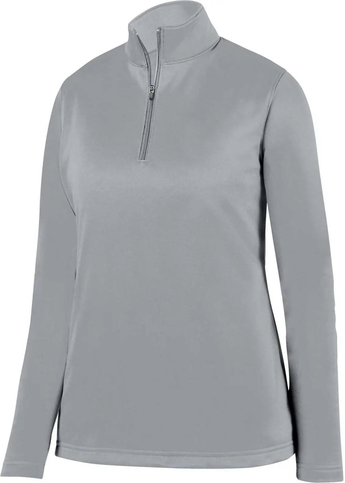 Augusta 5509 Ladies Wicking Fleece Pullover - Athletic Gray