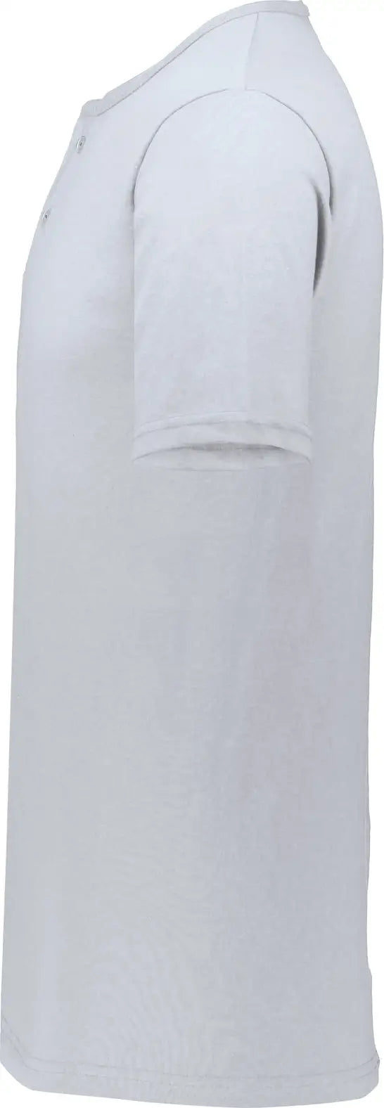Augusta 580 Adult Two-button Baseball Jersey - Ash